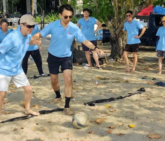 telematch team bonding games in bintan
