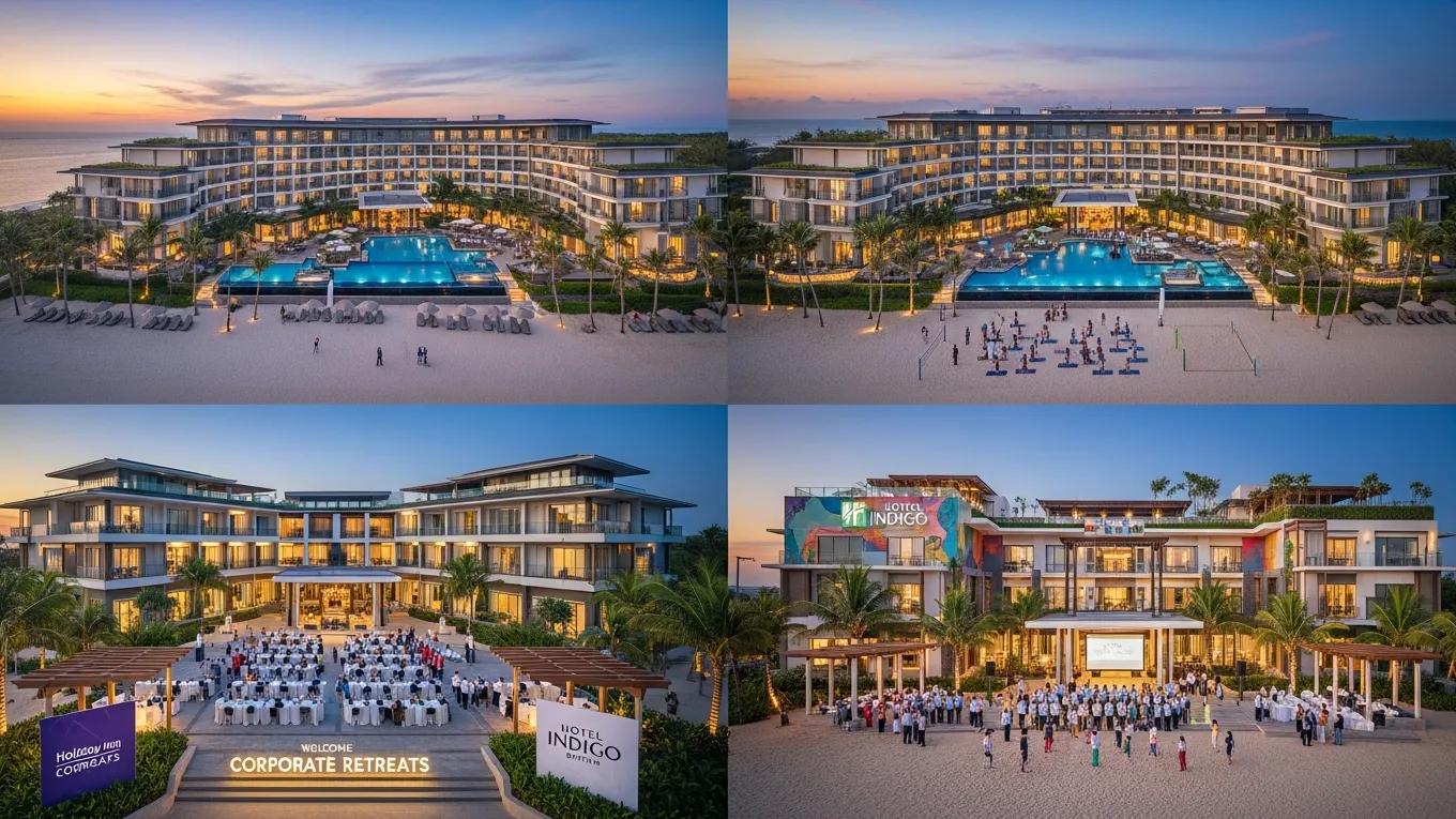 Holiday Inn and Hotel Indigo accommodations on Bintan Island for corporate retreats