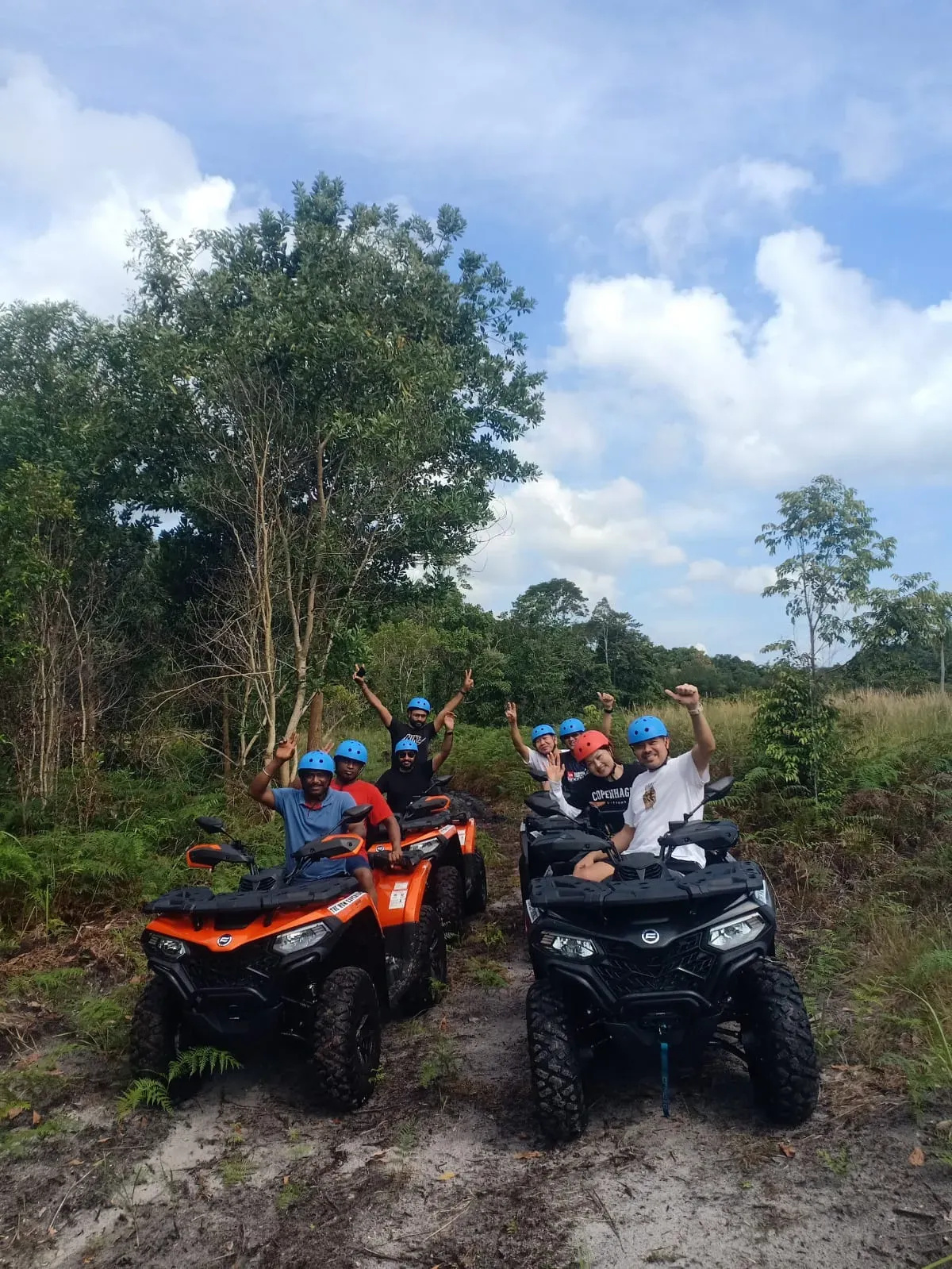 Guided nature walk in Bintan during the monsoon season