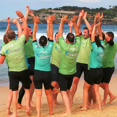 Corporate retreat team-building exercise in Bintan